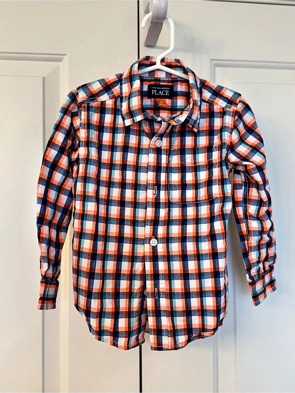 Boys Plaid Button Down